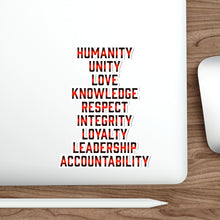 Load image into Gallery viewer, Red and Black Die-Cut Stickers