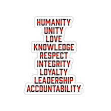 Load image into Gallery viewer, Red and Black Die-Cut Stickers