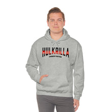 Load image into Gallery viewer, Hulkrilla's Red and Black Unisex Heavy Blend™ Hooded Sweatshirt