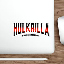 Load image into Gallery viewer, Hulkrilla's Red and Black Die-Cut Stickers