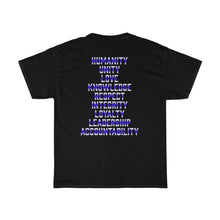 Load image into Gallery viewer, Hulkrilla's Blue and Black Unisex Heavy Cotton Tee