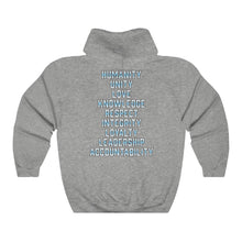 Load image into Gallery viewer, Hulkrilla's Baby Blue and White Unisex Heavy Blend™ Hooded Sweatshirt