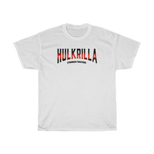 Load image into Gallery viewer, Hulkrilla's Red and Black Unisex Heavy Cotton Tee