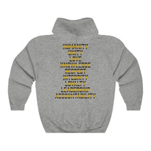 Load image into Gallery viewer, Hulkrilla's Gold and Black Unisex Heavy Blend™ Hooded Sweatshirt