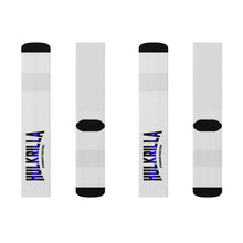 Load image into Gallery viewer, HULKRILLA Black & Blue Socks