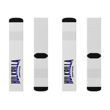 Load image into Gallery viewer, HULKRILLA Black & Blue Socks