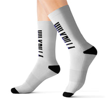 Load image into Gallery viewer, HULKRILLA Black & Blue Socks