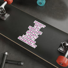 Load image into Gallery viewer, Pink and Black Die-Cut Stickers