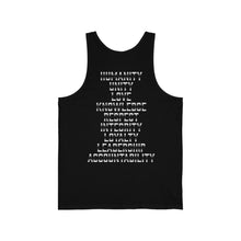 Load image into Gallery viewer, Black and White Unisex Jersey Tank