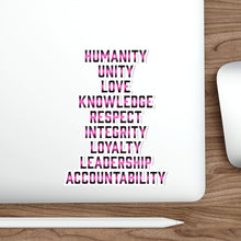 Load image into Gallery viewer, Pink and Black Die-Cut Stickers