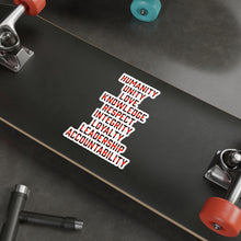 Load image into Gallery viewer, Red and Black Die-Cut Stickers