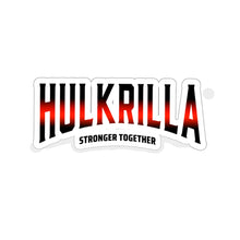 Load image into Gallery viewer, Hulkrilla's Red and Black Die-Cut Stickers