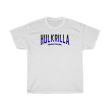 Load image into Gallery viewer, Hulkrilla's Blue and Black Unisex Heavy Cotton Tee
