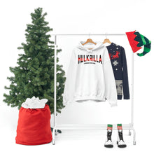 Load image into Gallery viewer, Hulkrilla's Red and Black Unisex Heavy Blend™ Hooded Sweatshirt