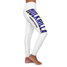 Load image into Gallery viewer, Women's Spandex Leggings Black and Blue