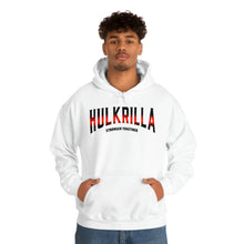 Load image into Gallery viewer, Hulkrilla's Red and Black Unisex Heavy Blend™ Hooded Sweatshirt