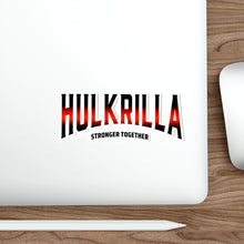 Load image into Gallery viewer, Hulkrilla's Red and Black Die-Cut Stickers