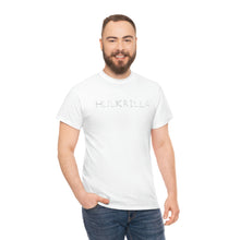Load image into Gallery viewer, Horizontal Hulkrilla's words Black Unisex Heavy Cotton Tee (