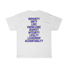 Load image into Gallery viewer, Hulkrilla's Blue and Black Unisex Heavy Cotton Tee