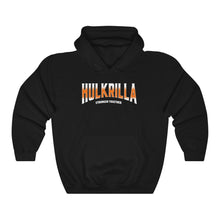Load image into Gallery viewer, Hulkrilla's Orange Red and Black Unisex Heavy Blend™ Hooded Sweatshirt