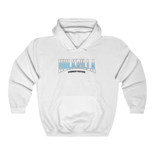 Load image into Gallery viewer, Hulkrilla's Baby Blue and White Unisex Heavy Blend™ Hooded Sweatshirt