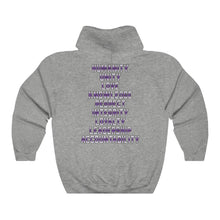 Load image into Gallery viewer, Hulkrilla's Purple and Black Unisex Heavy Blend™ Hooded Sweatshirt