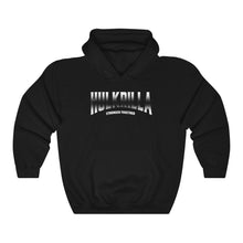 Load image into Gallery viewer, Hulkrilla's Black and White Unisex Heavy Blend™ Hooded Sweatshirt