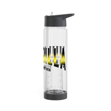 Load image into Gallery viewer, Infuser Water Bottle Black and Yellow