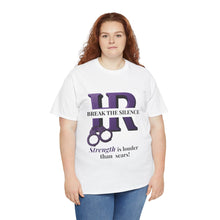 Load image into Gallery viewer, Unisex Heavy Cotton Tee for Domestic Violence Awareness
