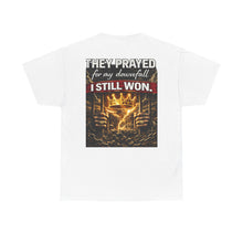 Load image into Gallery viewer, TPFMD "I Still Won" Tee — Inspirational Victory Graphic T-Shirt
