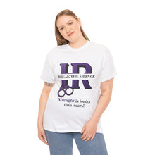 Load image into Gallery viewer, Unisex Heavy Cotton Tee for Domestic Violence Awareness
