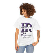 Load image into Gallery viewer, Unisex Heavy Cotton Tee for Domestic Violence Awareness

