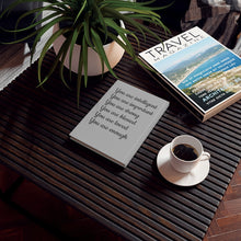 Load image into Gallery viewer, Hard Backed Journal - Grey
