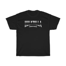 Load image into Gallery viewer, Hulkrilla&#39;s Black and White Unisex Heavy Cotton Tee
