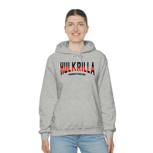 Load image into Gallery viewer, Hulkrilla&#39;s Red and Black Unisex Heavy Blend™ Hooded Sweatshirt
