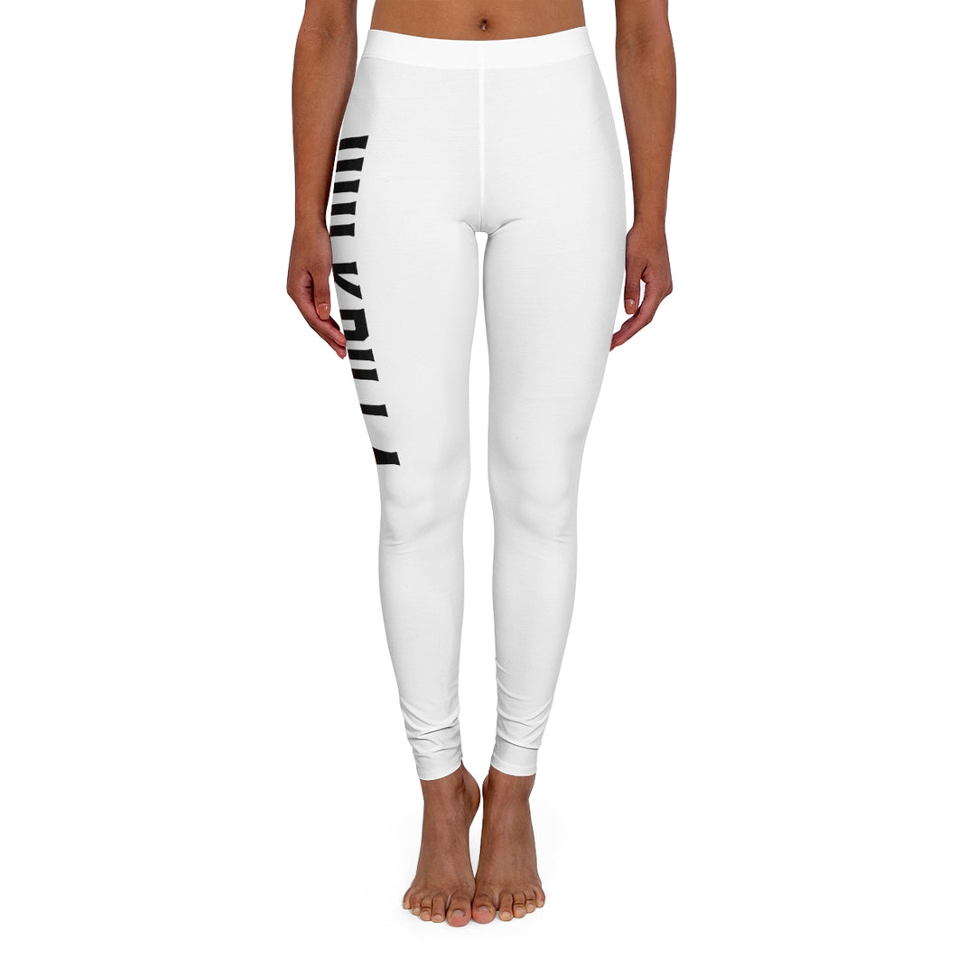 Women's Spandex Leggings Red and Black