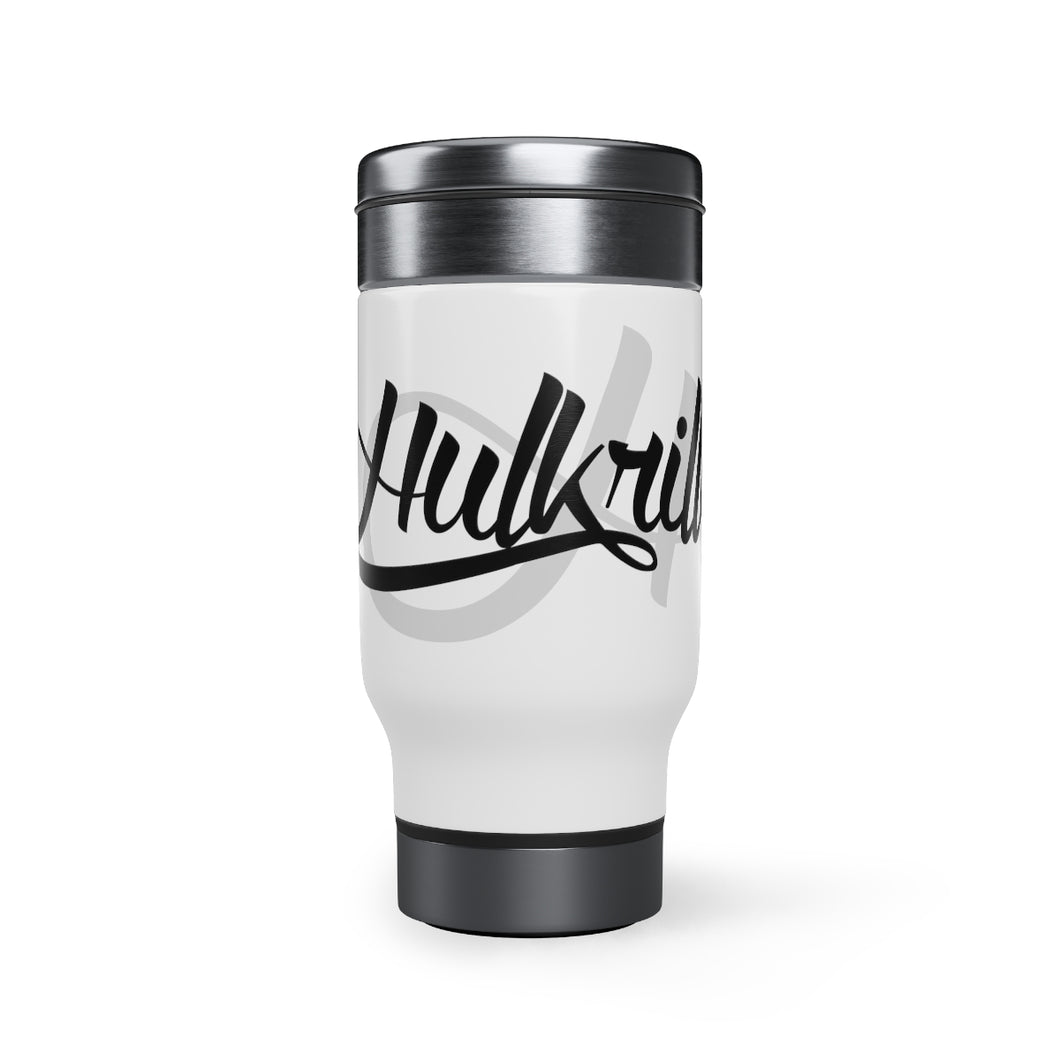 Stainless Steel Travel Mug with Handle, 14oz