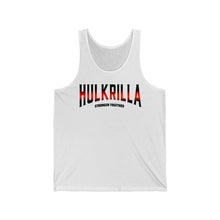 Load image into Gallery viewer, Red and Black Unisex Jersey Tank
