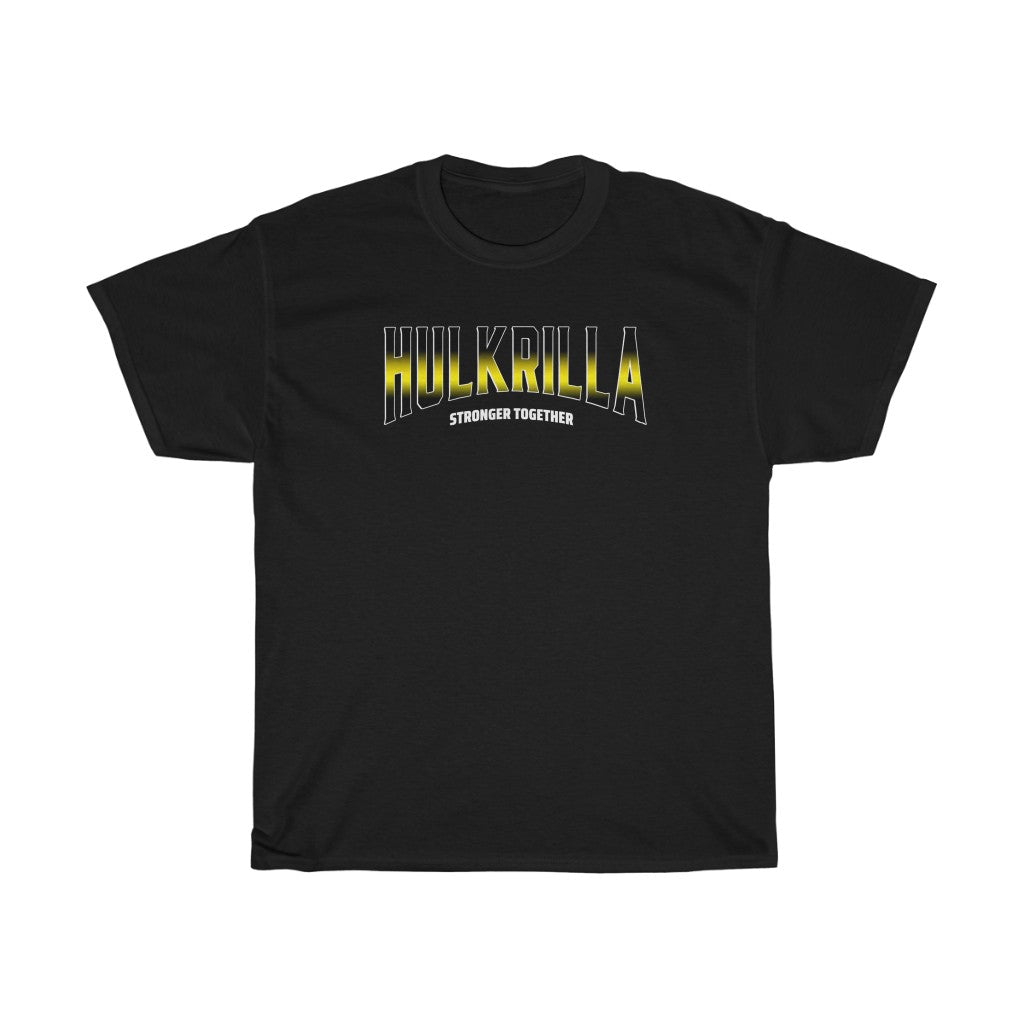 Hulrkrilla's Yellow and Black Unisex Heavy Cotton Tee