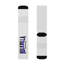 Load image into Gallery viewer, HULKRILLA Black &amp; Blue Socks
