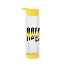 Load image into Gallery viewer, Infuser Water Bottle Black and Yellow
