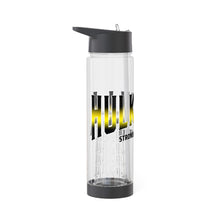 Load image into Gallery viewer, Infuser Water Bottle Black and Yellow
