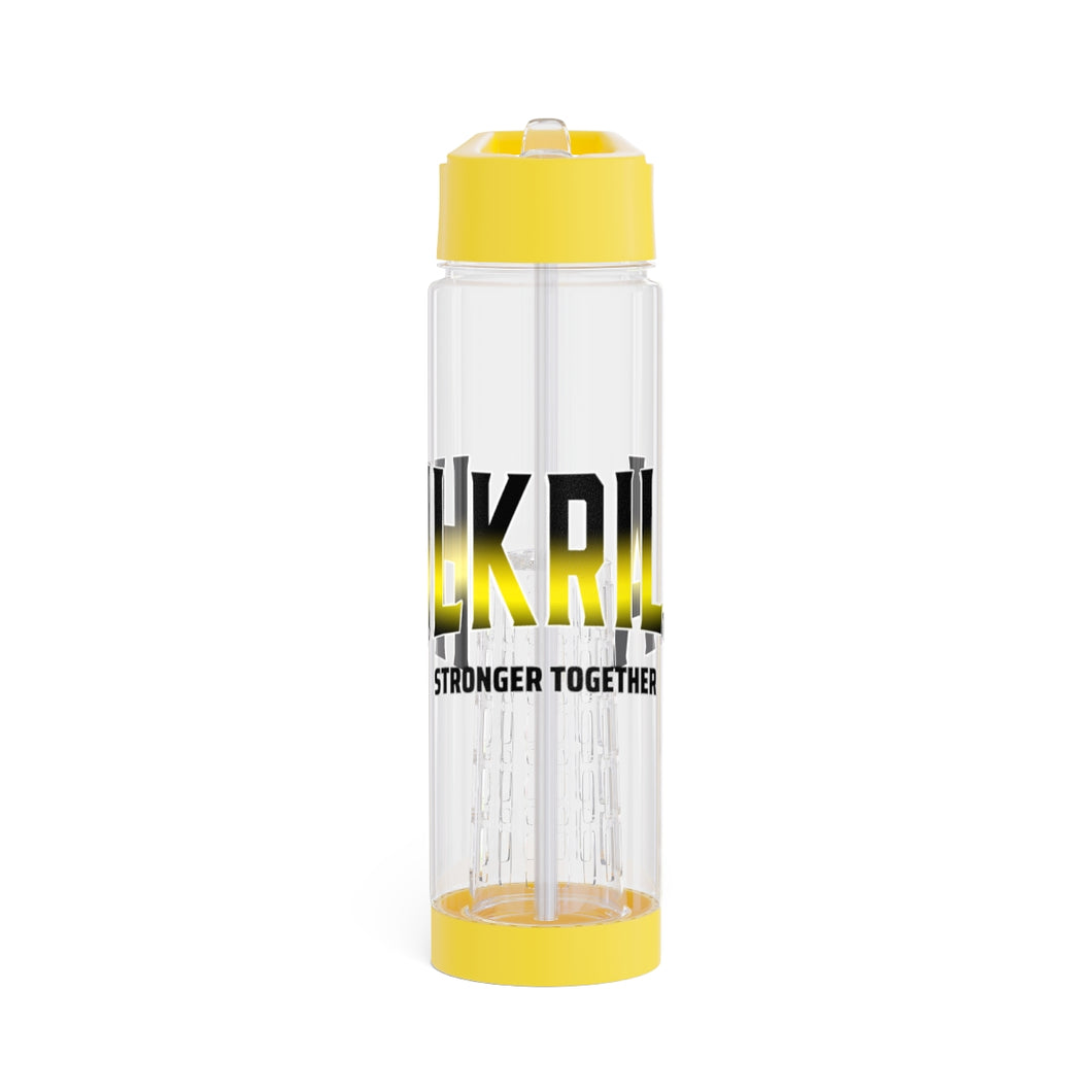 Infuser Water Bottle Black and Yellow