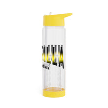 Load image into Gallery viewer, Infuser Water Bottle Black and Yellow
