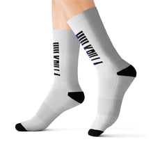 Load image into Gallery viewer, HULKRILLA Black &amp; Blue Socks
