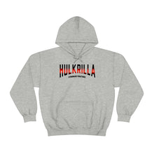 Load image into Gallery viewer, Hulkrilla&#39;s Red and Black Unisex Heavy Blend™ Hooded Sweatshirt
