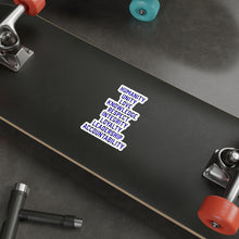 Load image into Gallery viewer, Black and Blue Die-Cut Stickers
