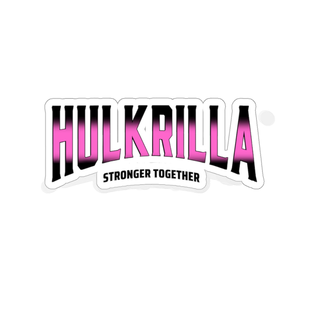 Pink and Black Die-Cut Stickers