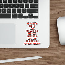 Load image into Gallery viewer, Red and Black Die-Cut Stickers
