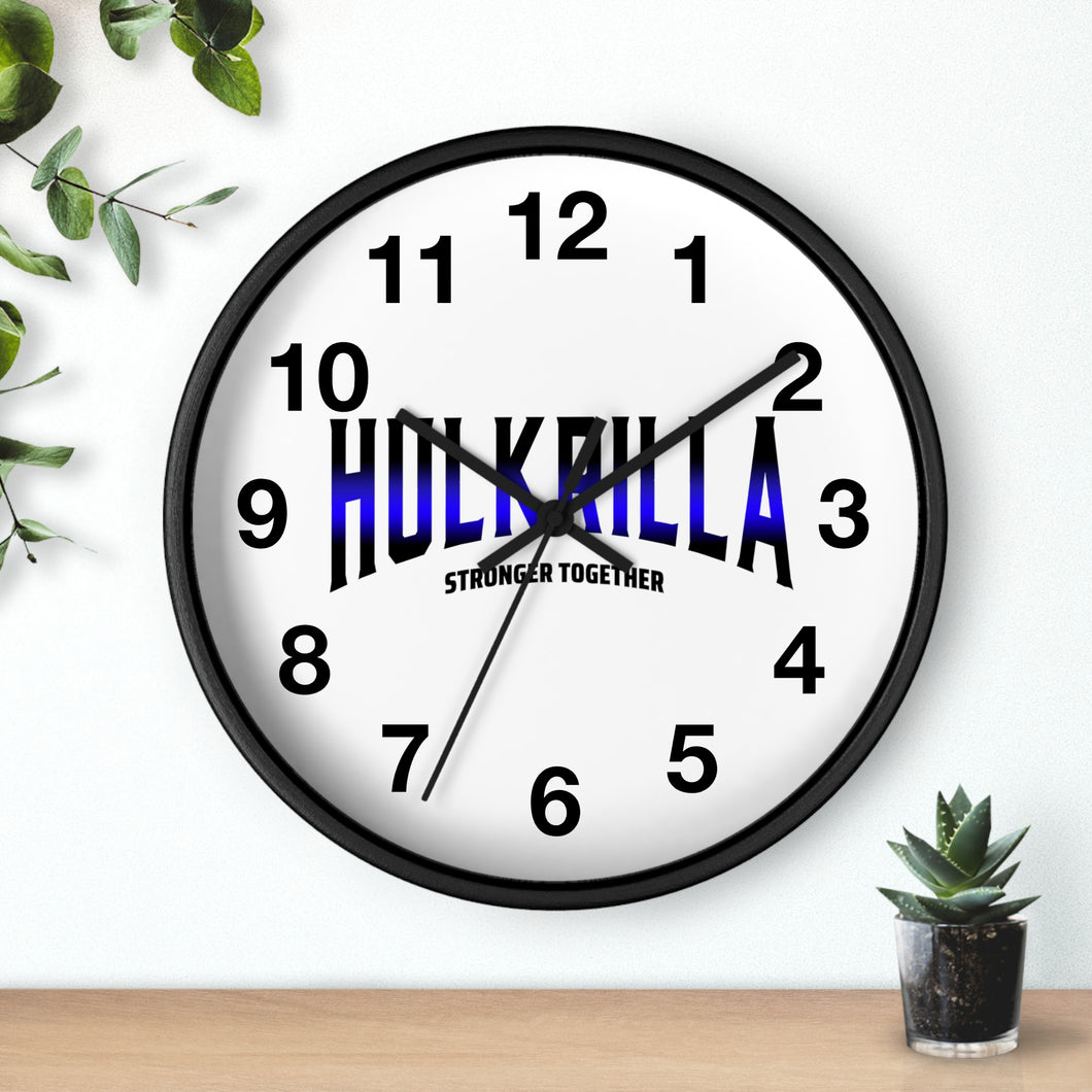 Wall Clock Blue